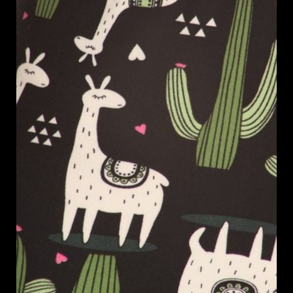 Llama Love Buttery Soft Leggings - Picture 3 of 4